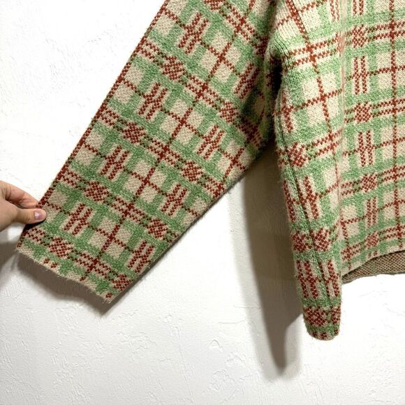 M.P Studios Cardigan Sweater Cotton Thick Knit Long Length Beige Women XL sz 3 - Picture 4 of 8
